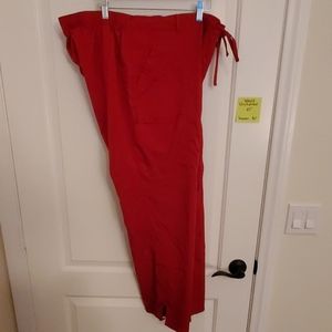 EUC Cherokee Luxe red scrub pants 2XL